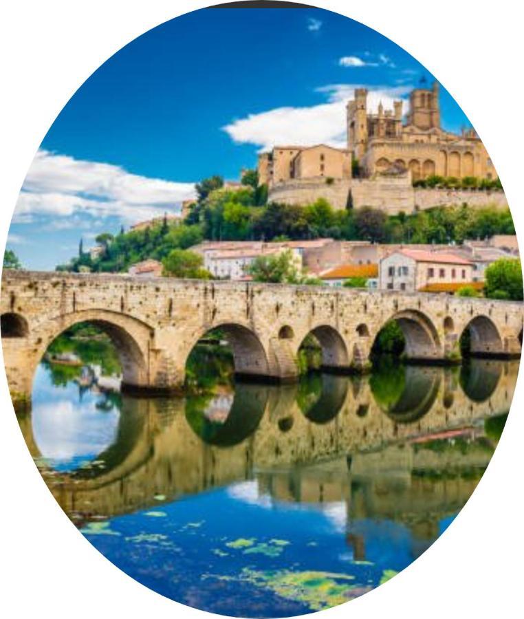 Tres Belle Vue Canal Du Midi Béziers Extérieur photo